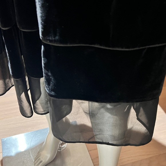 Timo Weiland Black Velvet Dress - Picture 5 of 6